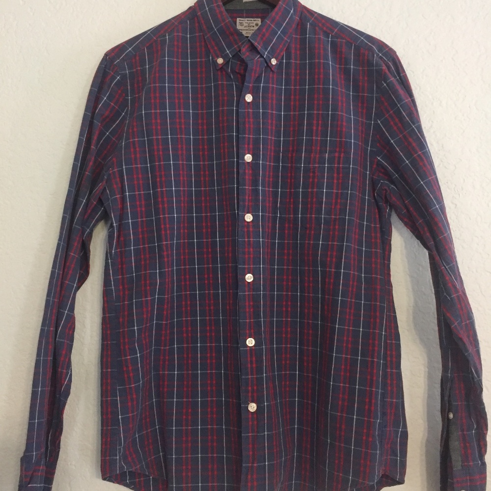 J. Crew Plaid Button Down Shirt